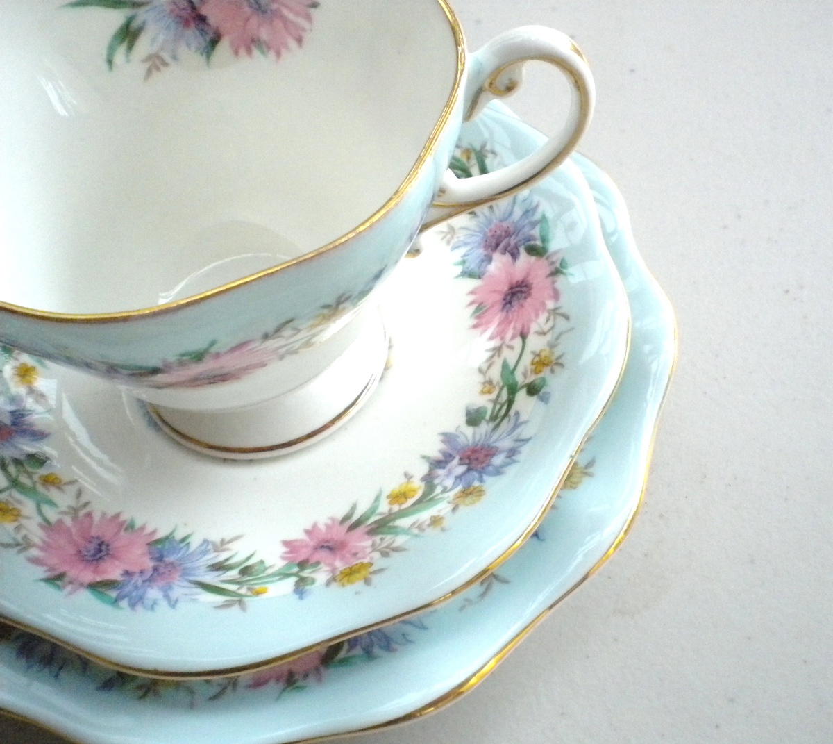 Cornflower English Tea Cup - China and Dinnerware