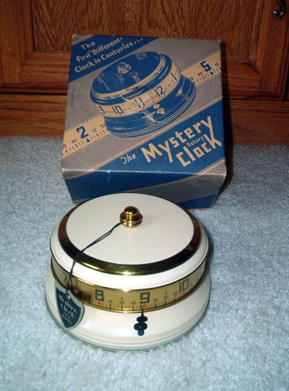 Another Lux Mystery Clock  Boxed Beauty, 1935