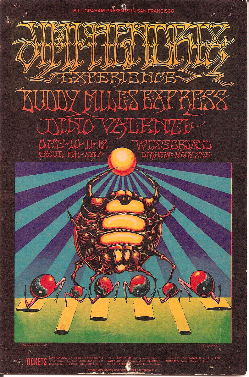 Griffin/Moscoso Posters, 1968 - Music