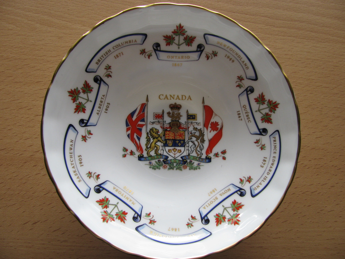 Canadian History Bowl - China and Dinnerware