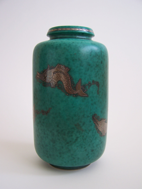 Wilhem Kage Argenta Vase for Gustavsberg - Art Pottery