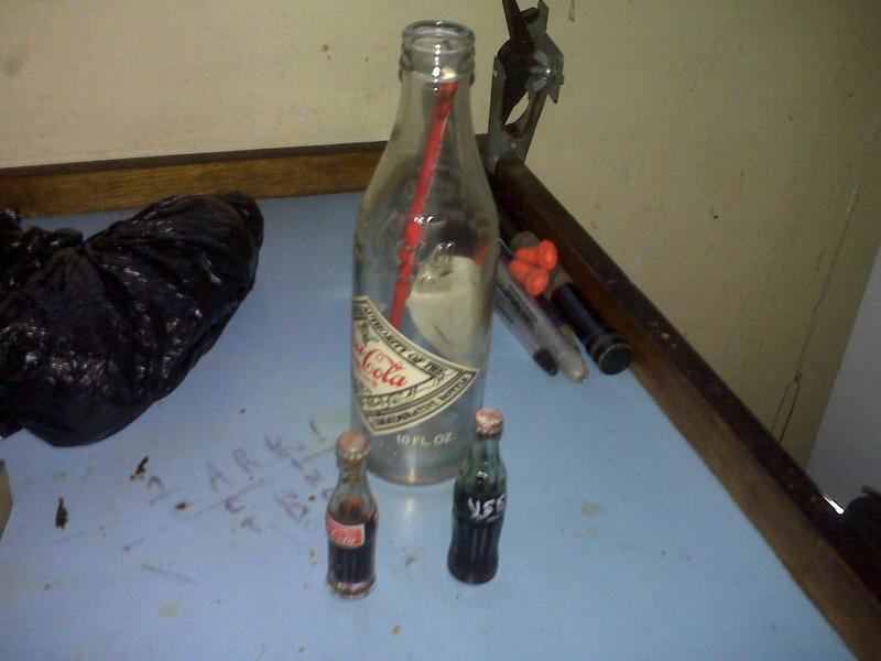 Small Coke bottles