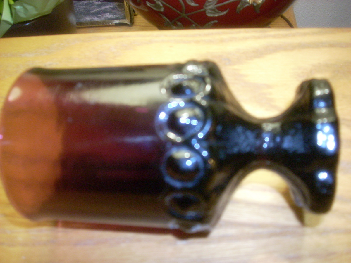Amethyst glass tumblers