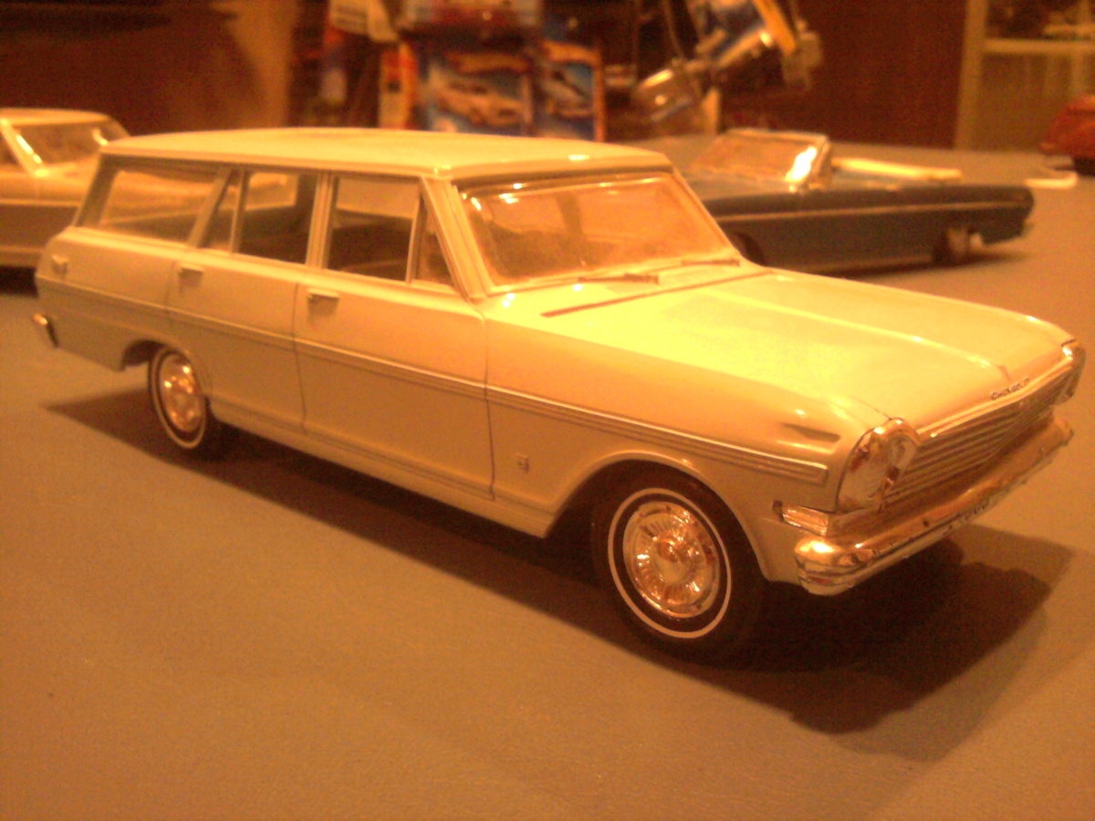 Three '62 Chevy Novas.  Chevy IIs as they were called and are enjoying a new popularity ans race cars.  