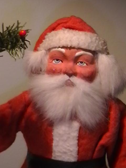 1920's-1930's Santa Candy Container - Christmas