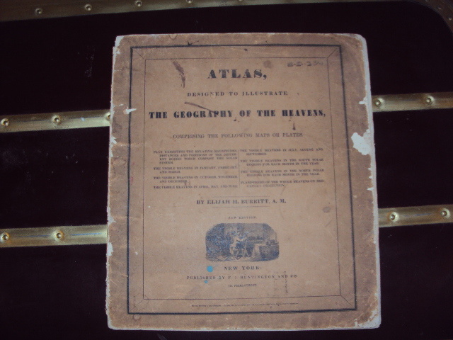 1835 Atlas, The Geography Of The Heavens by Elijah H. Burritt, A. M.