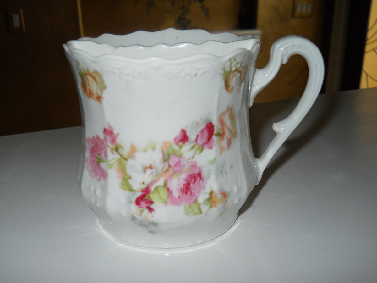Interesting Cup divided 1/2 side with holes otherside open - China and Dinnerware