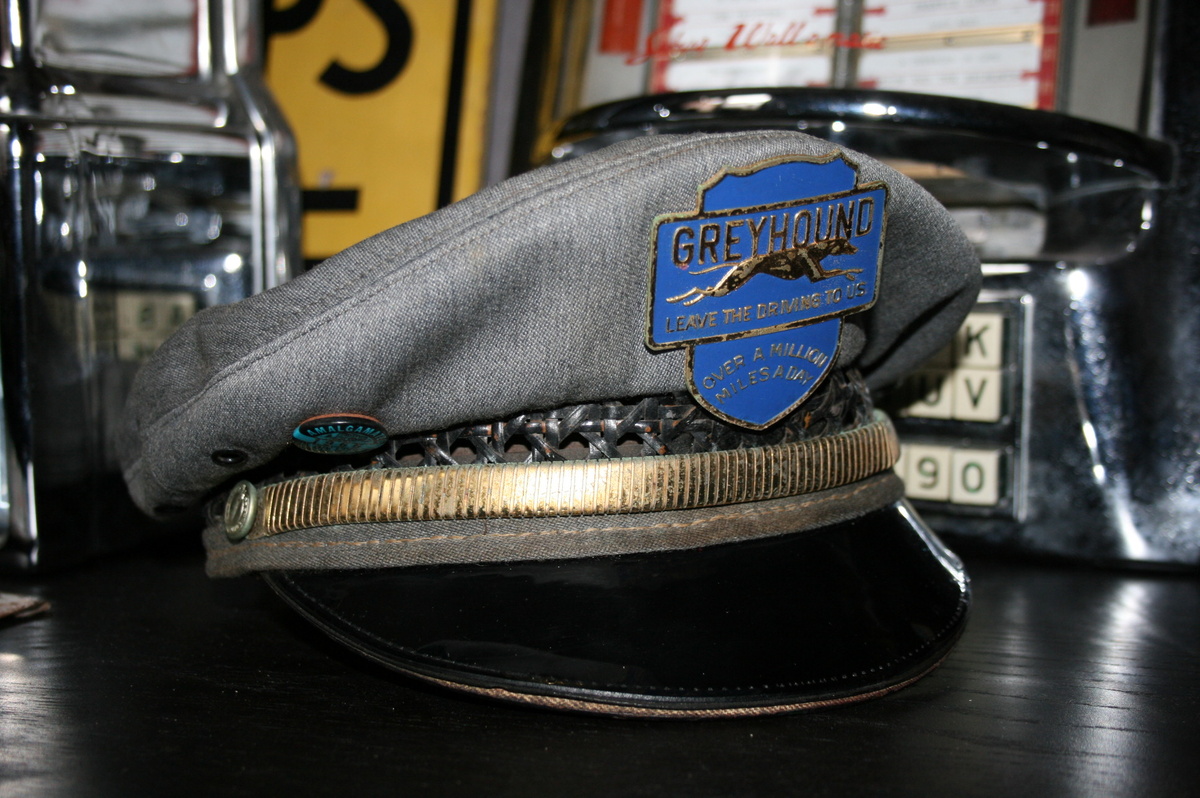 greyhound bus driver hat
