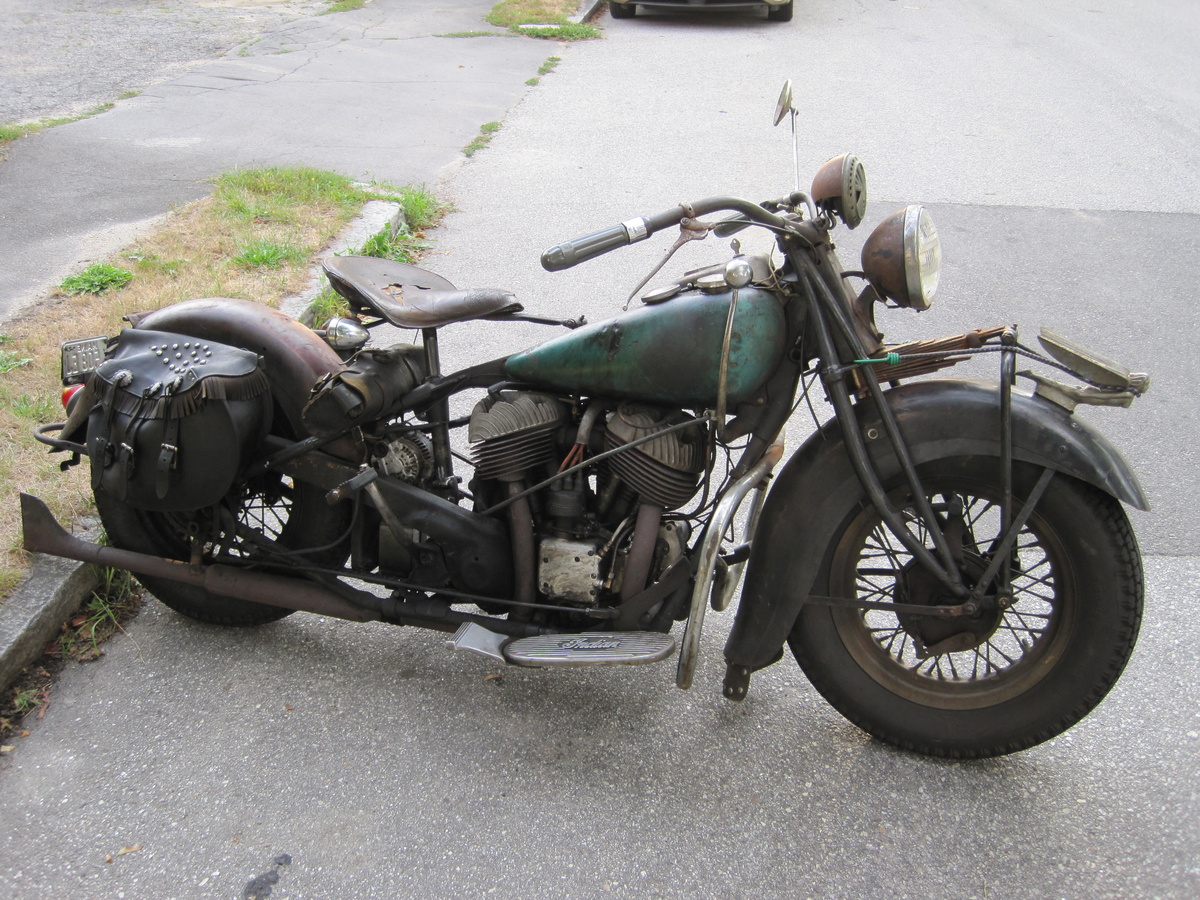 Awesome "bungee cord special " seen in Portland Maine, summer 2010 - Motorcycles
