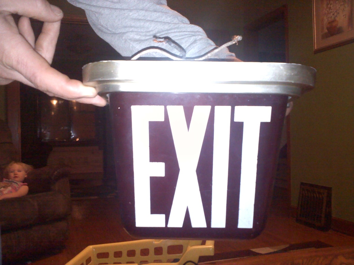 Vintage Exit sign  - Signs
