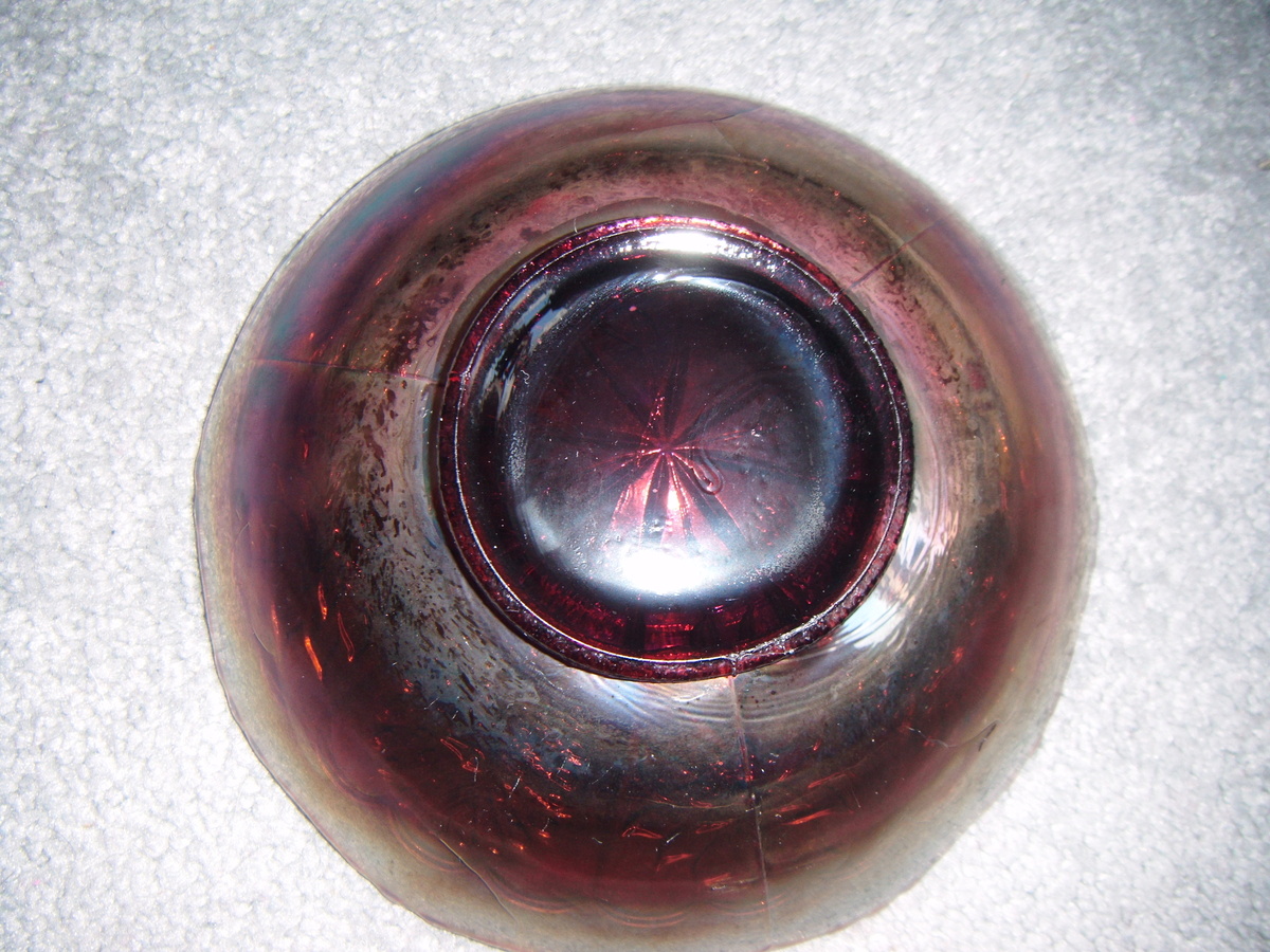 Peacock and Daliah - Amethyst bowl