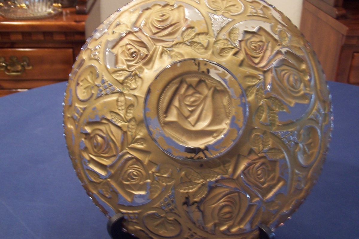 An Interesting Plate  - Glassware
