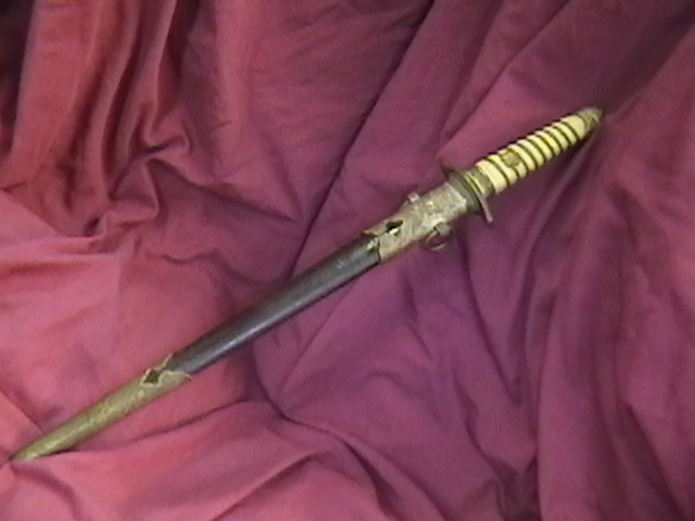 Original WW II Japanese Naval Officers Dirk - Military and Wartime