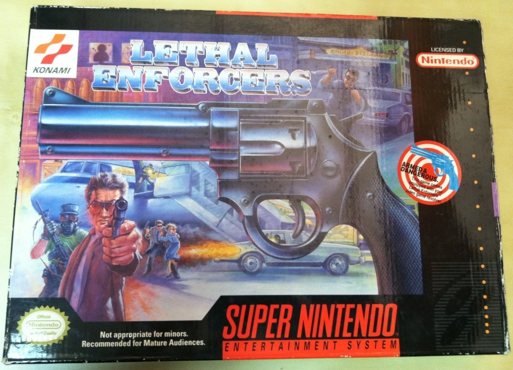 Konami "Justifier" Light Gun for SNES
