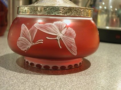 Elkington silver and webb cameo glass - Art Glass