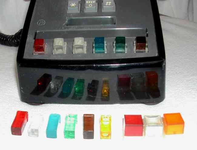 Colored Keyset Buttons - Telephones