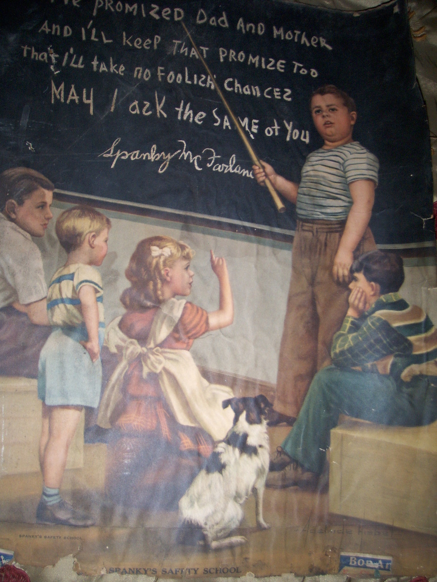 spanky Teaching ltho 192os - Posters and Prints