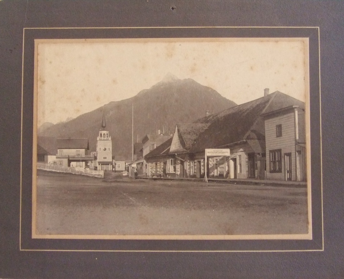 Early photograph of Sitka Alaska 