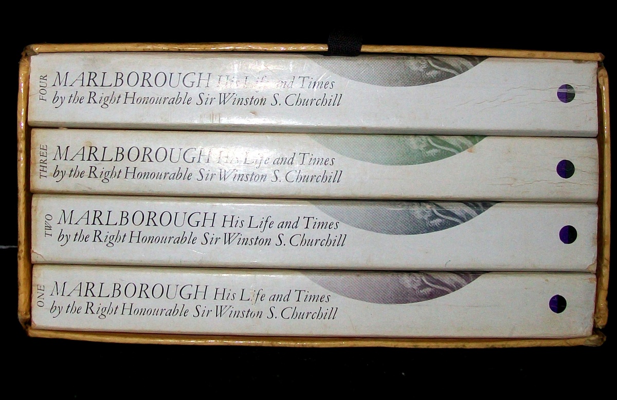 MARLBOROUGH HIS LIFE AND TIMES 4 VOLUME SET by WINSTON CHURCHILL - Books