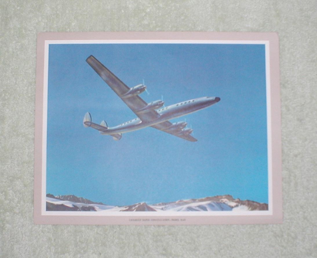 Lockheed Super Constellation Airplane Print