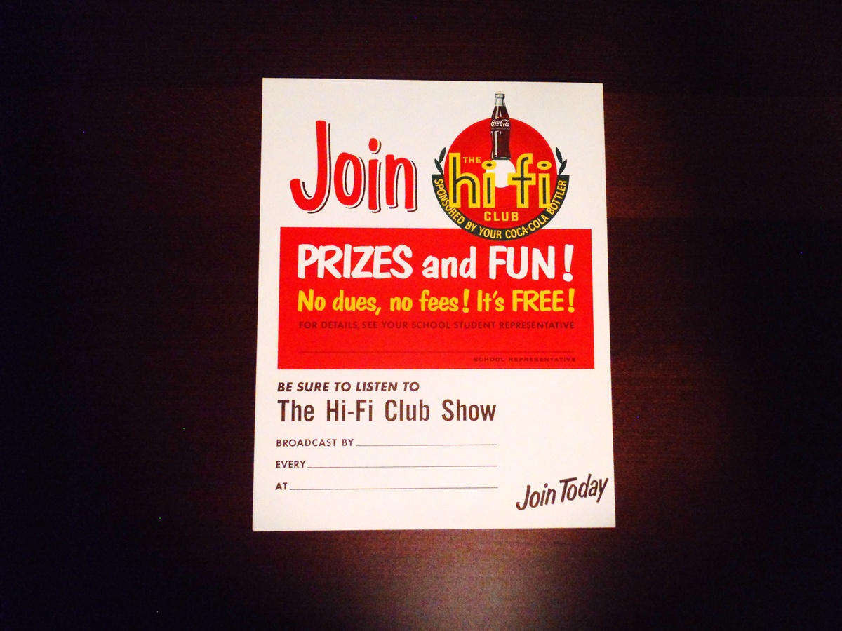 Hi Fi Club Paper Posters