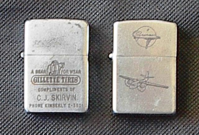 Vintage Zippos 1950s