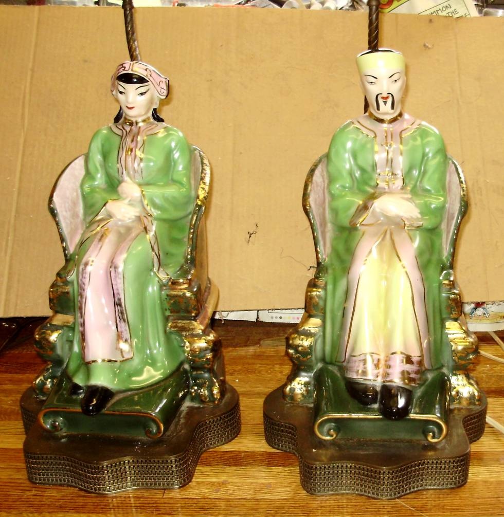 Vintage Figure Table lamps - Lamps