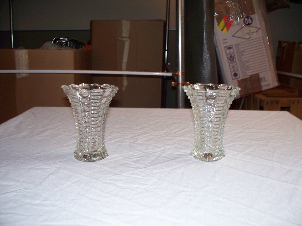 Twin Vases - Glassware