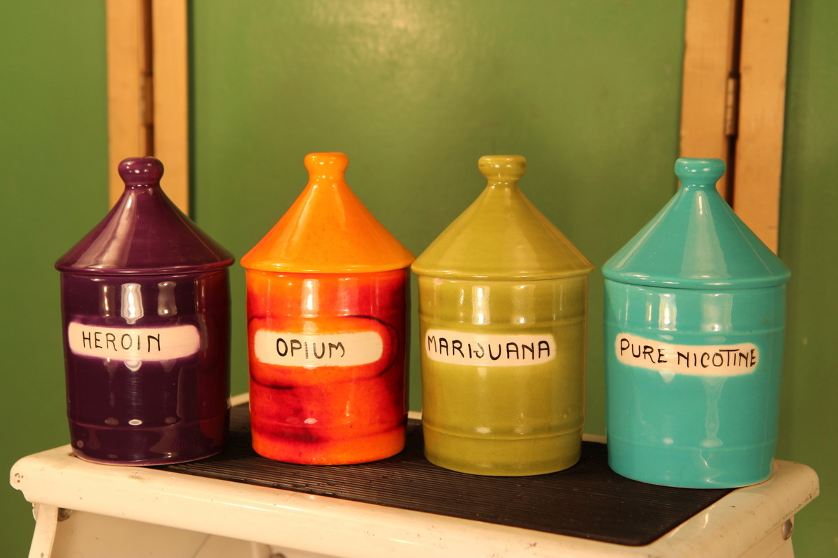 RAYMOR pottery APOTHECARY JARS eames MID CENTURY MODERN 