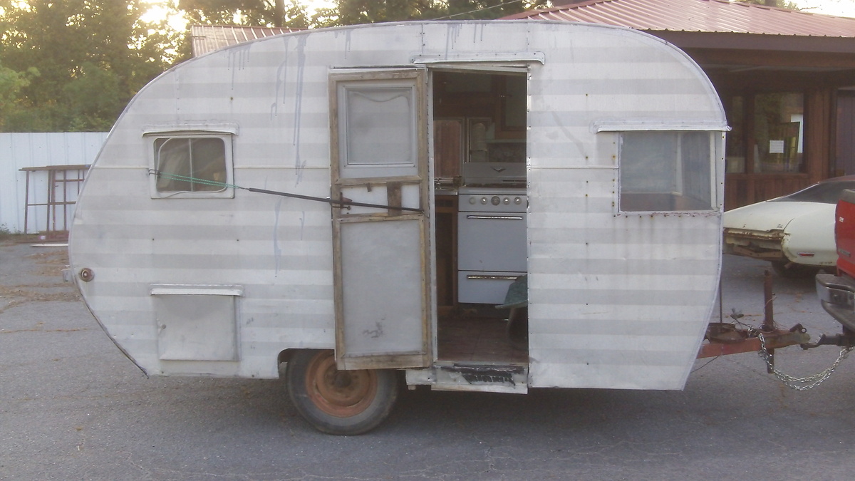 1957 Comet "canned ham" camper 