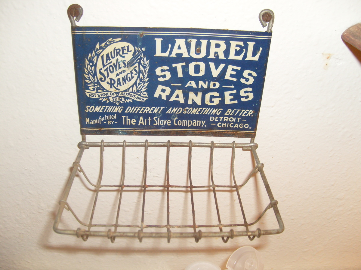 Laurel Stoves & Ranges Tin & Wire Soap Rack