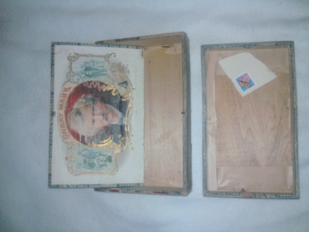 1880 Great Mark cigar box