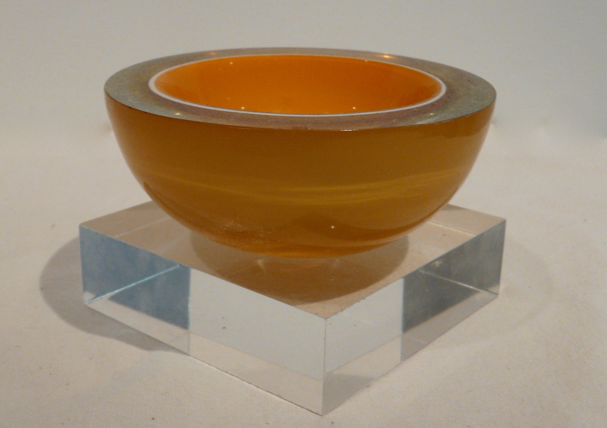 MURANO GEODE BOWL TRI-COLOUR - Art Glass