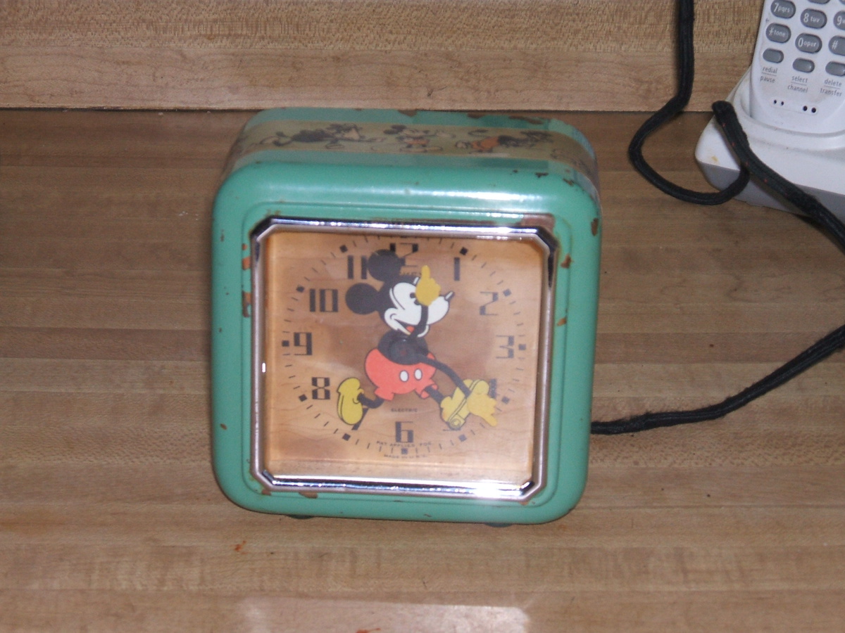 More Action Shots, 1933 Mickey Clock - Clocks