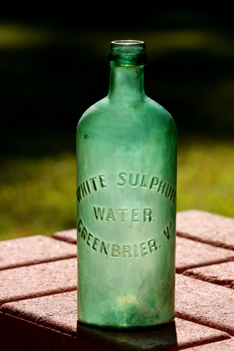 Old mineral water bottle.