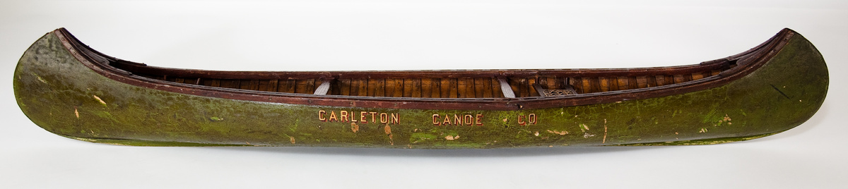 early American canoe factory display samples