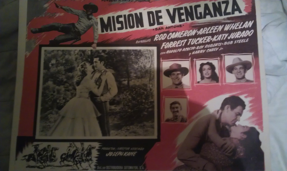 San Antone (1953) Mexican Lobby Card