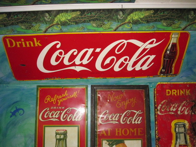 Upgraded 1950 Coca Cola Sign