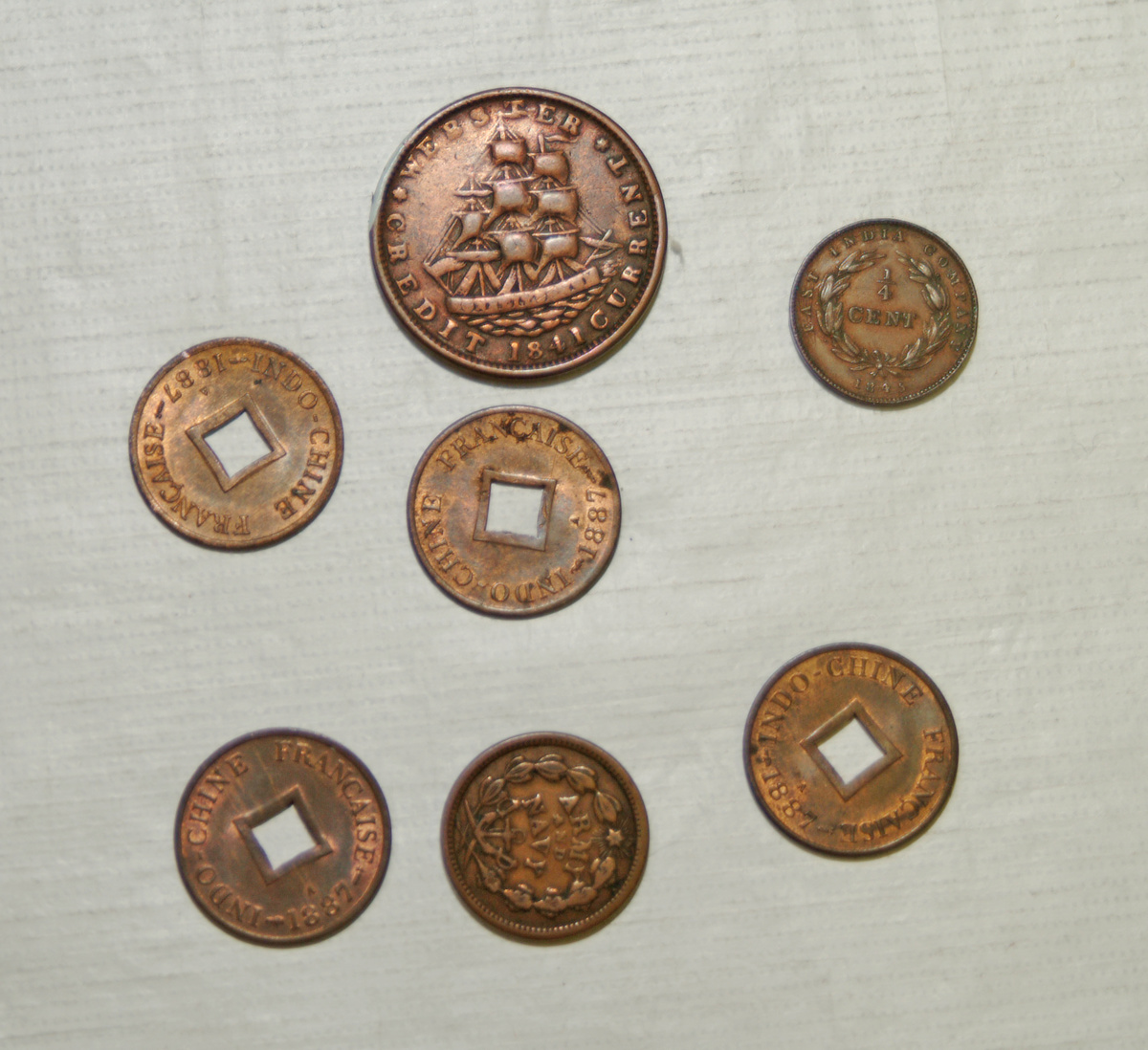 Item left here from Captains Wife, donated to a musem  - World Coins