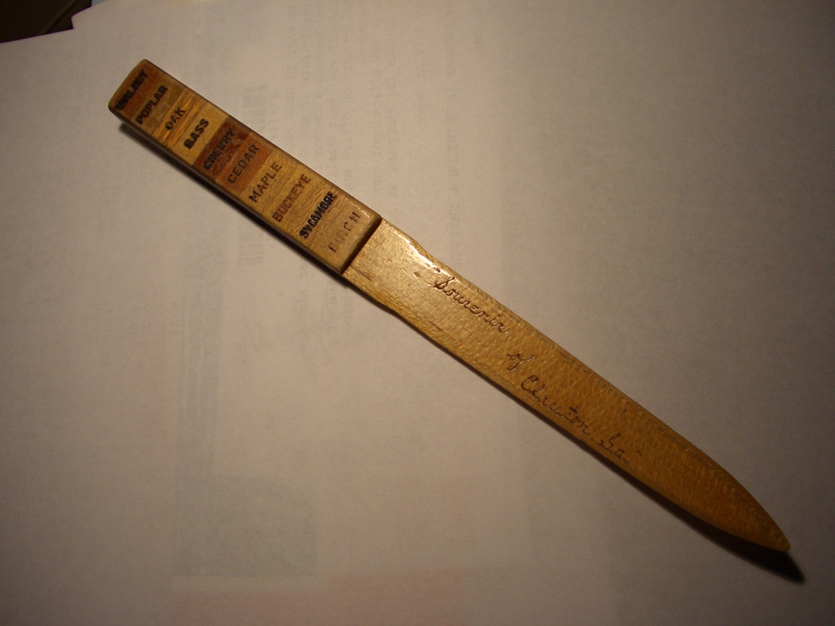 An Old Souvenir--Wooden Letter Opener - Office