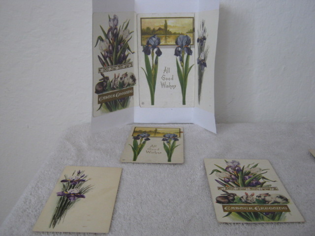 100 year old hand made postcards