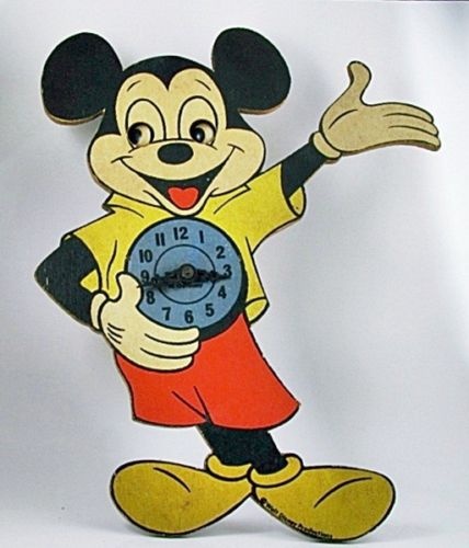 Vintage Mickey Clock - Clocks