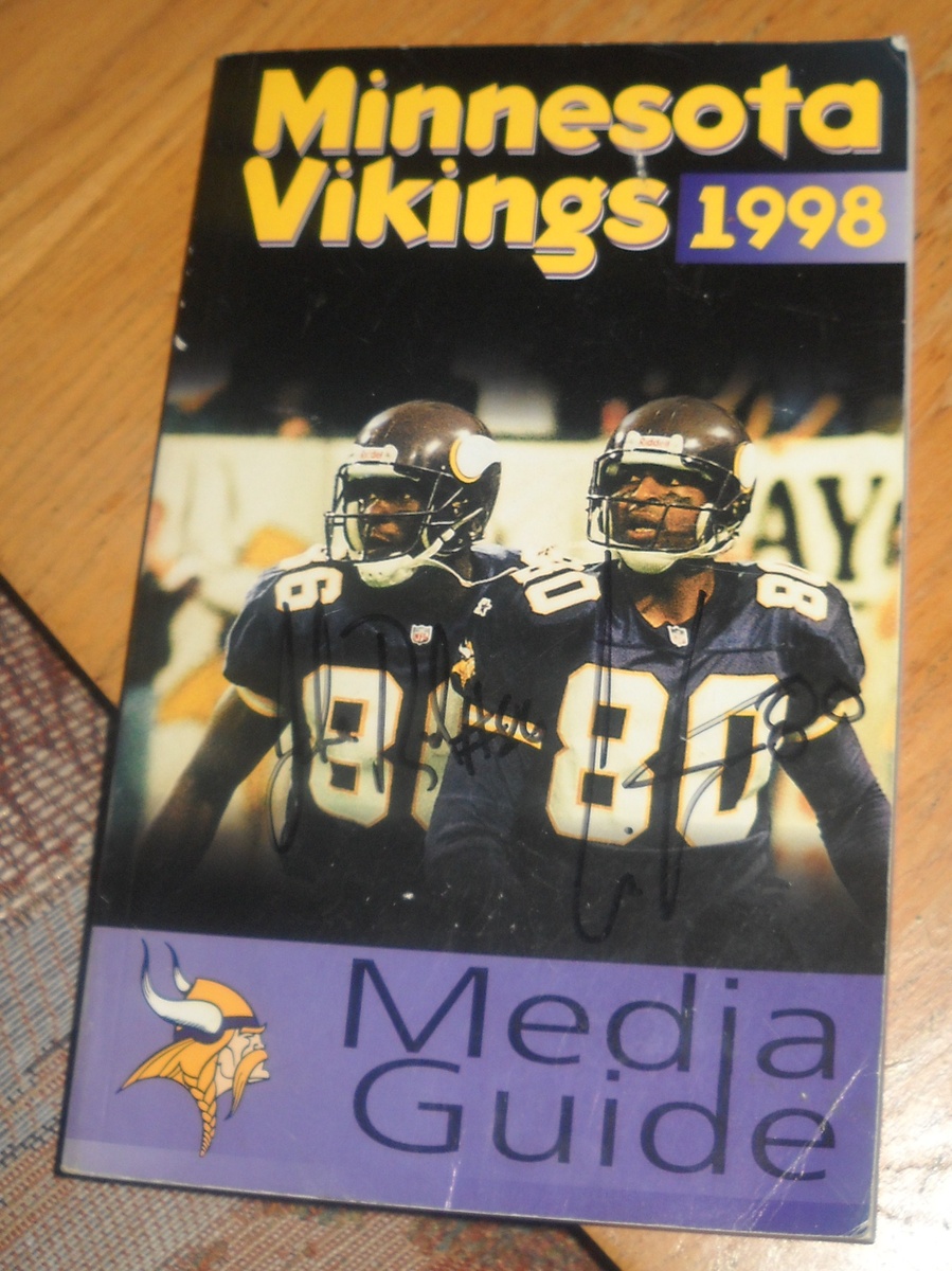 1998 Minnesota Vikings Media Guide