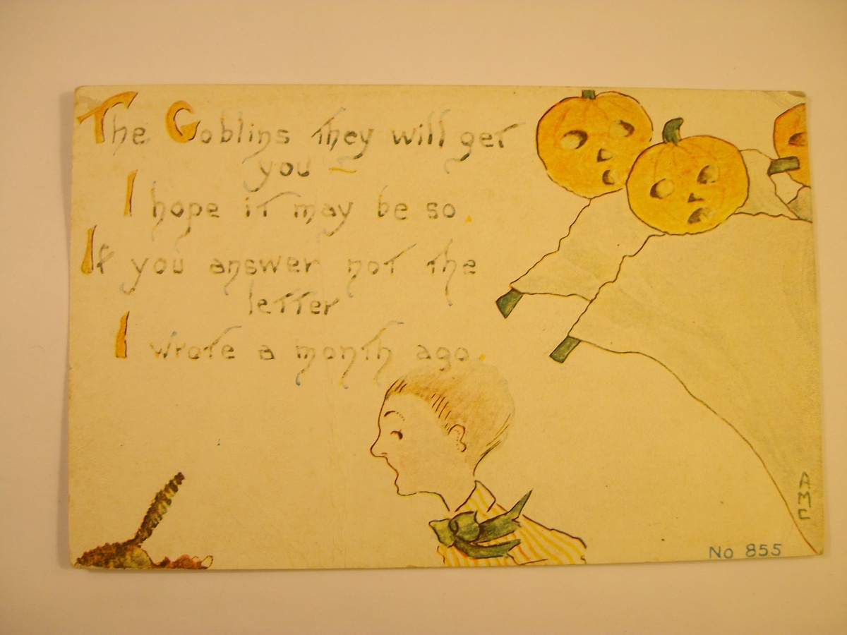 Halloween Postcard from the "19-Teens"