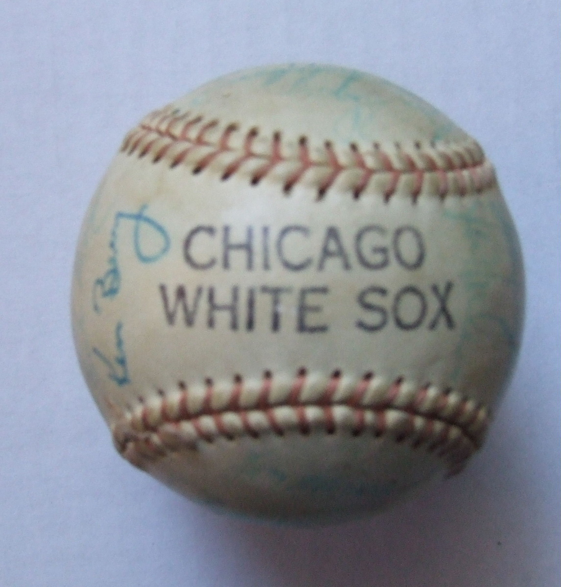 Autographed 1965-69 Chicago White Sox baseball
