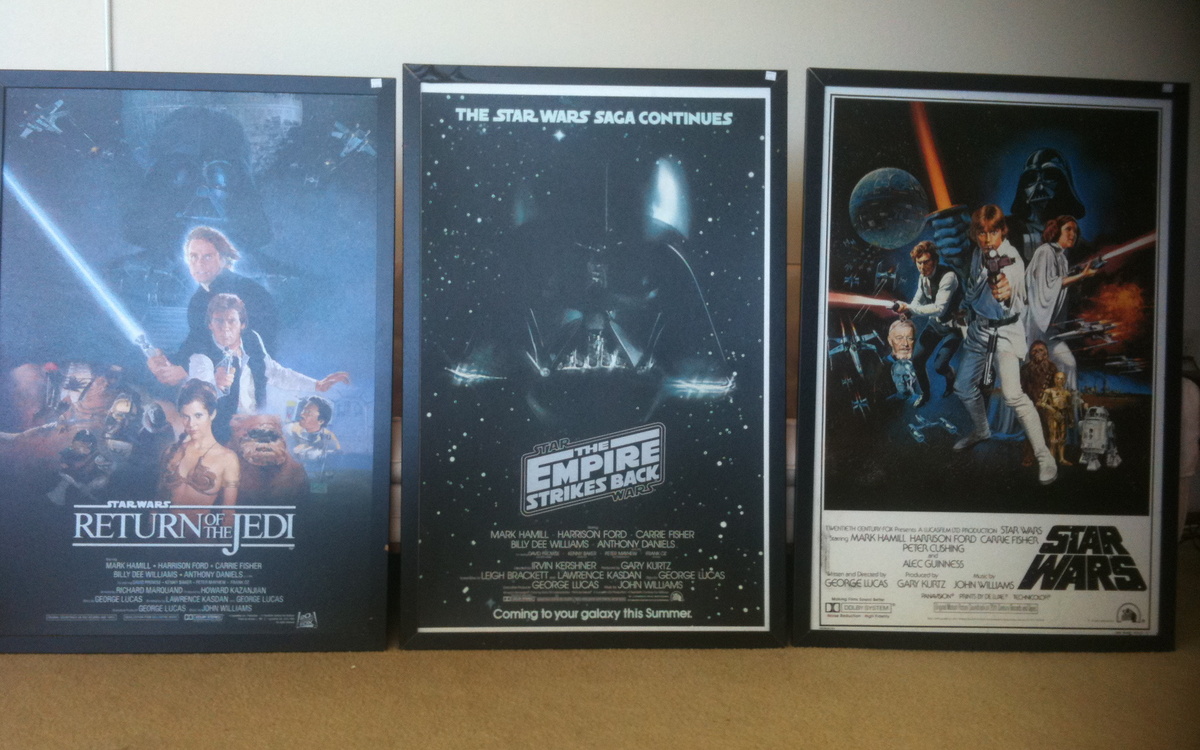 Star wars frames posters?