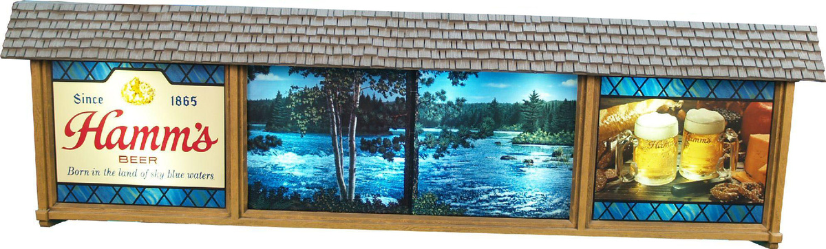Hamms LARGE scenorama sign (5 ft.)