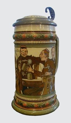 Beer Stein Mettlach 2051 - Breweriana