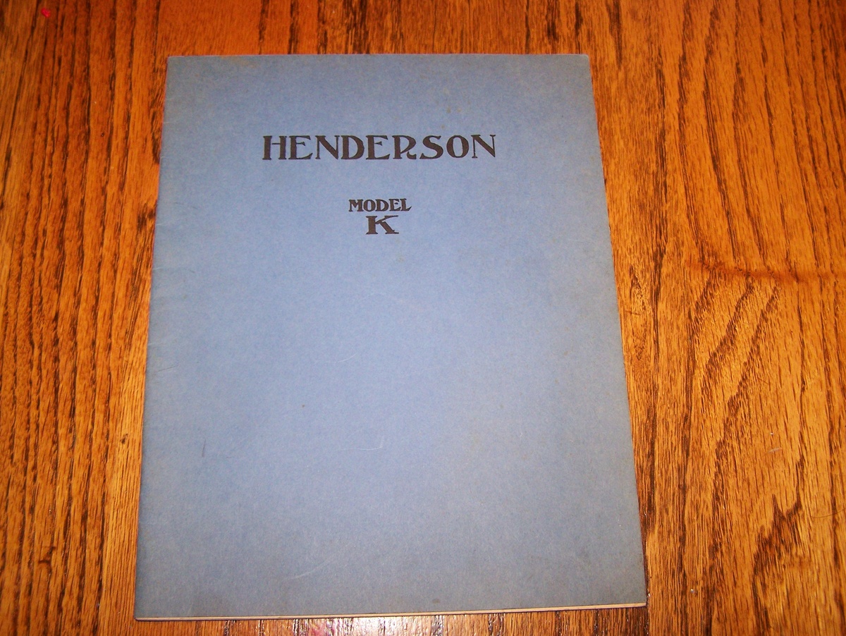 Henderson Motorcycle book - Motorcycles