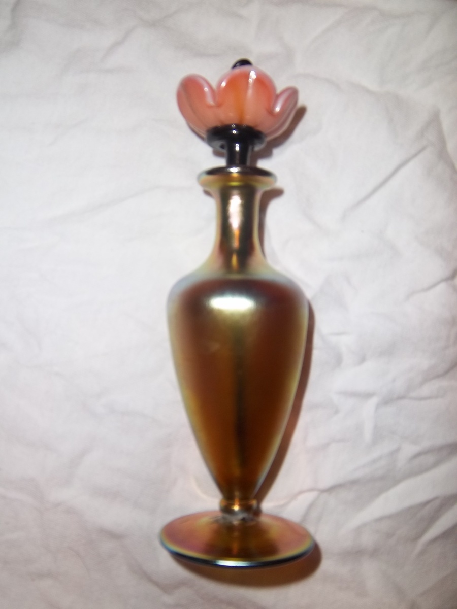 Steuben Auger Glass Perfume Bottle